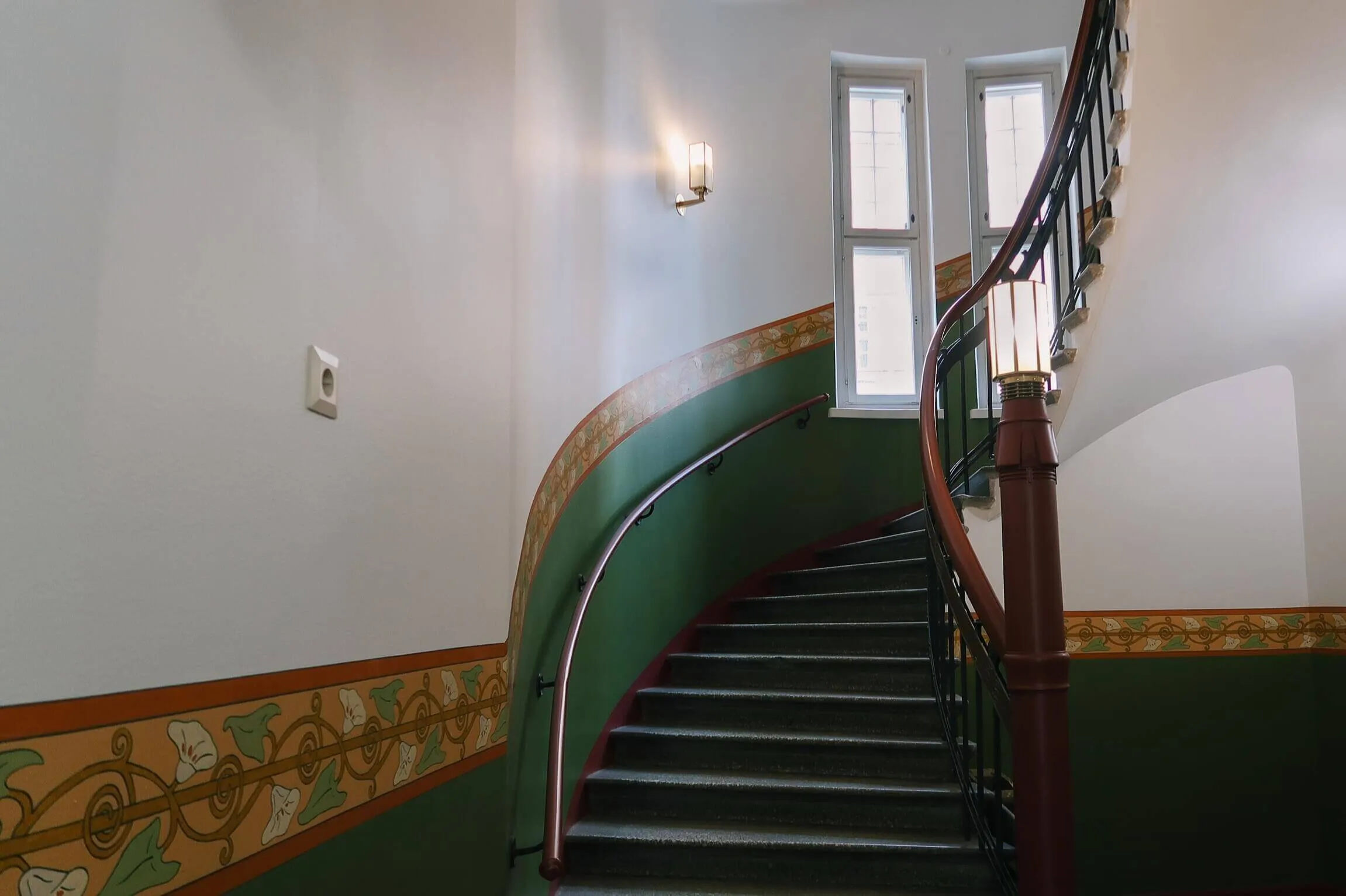Historic building stairwell