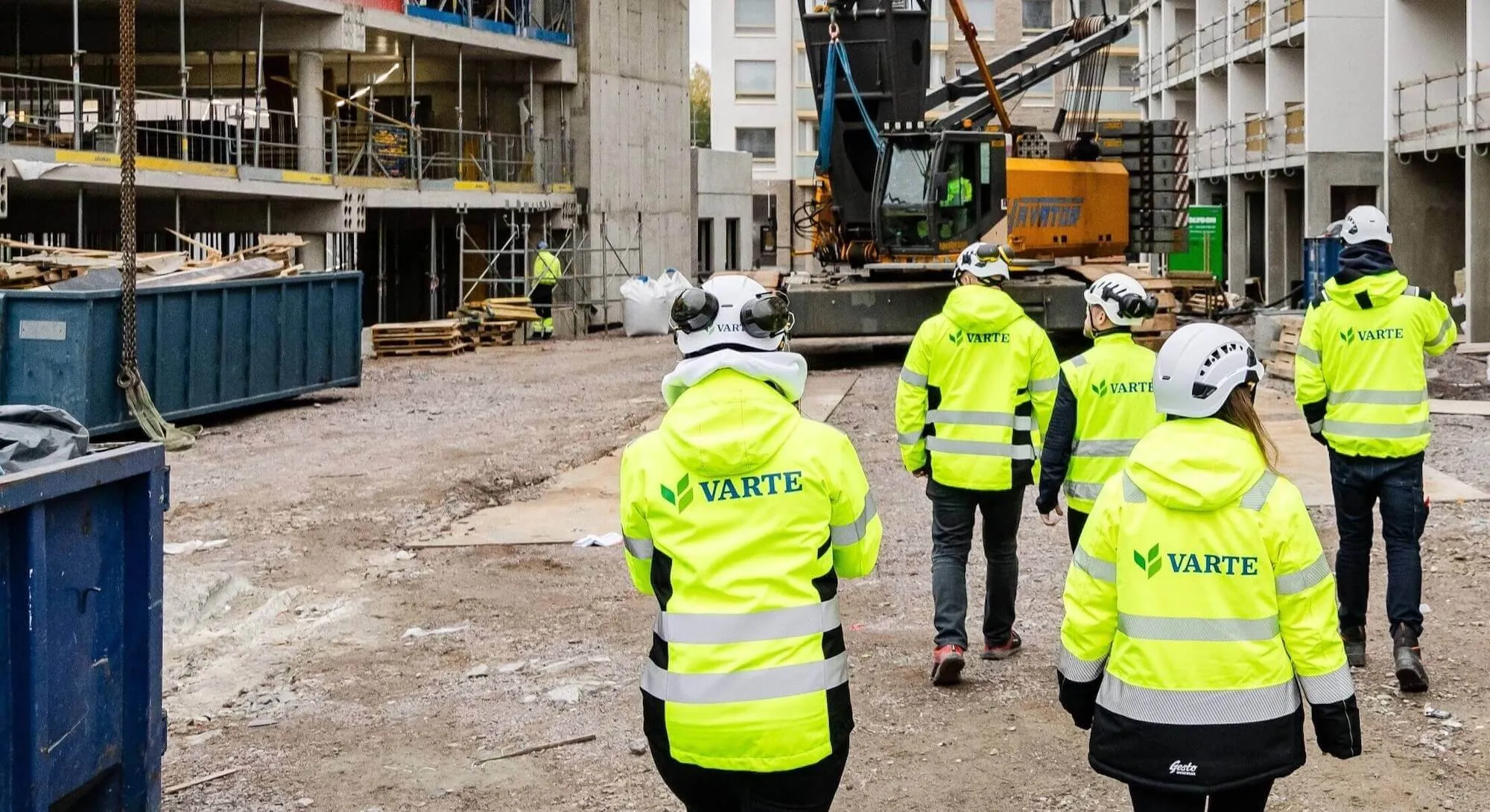 People on a construction site